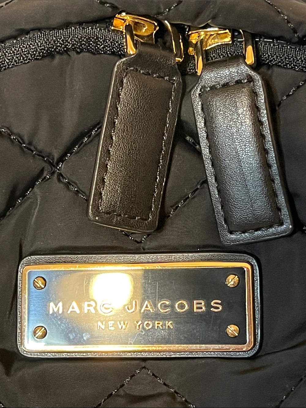 Marc Jacobs Black Quilted Backpack - Picture 2 of 15